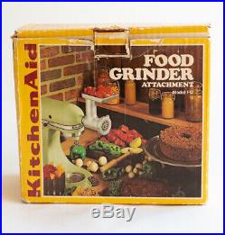 KitchenAid Food Grinder Hobart Model FG Vintage METAL Mixer Attachment