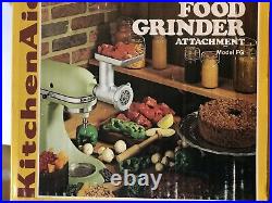 KitchenAid Food Grinder Hobart Model FG Vintage METAL Mixer Attachment