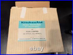 KitchenAid Hobart Food Chopper Meat Grinder FG Metal EUC Box Vintage
