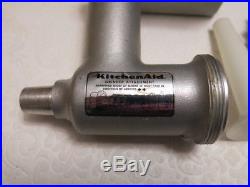 KitchenAid Hobart Meat Grinder Food Chopper Attachment All Metal Complete
