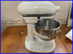 KitchenAid Hobart Model K5-A Mixer with Bowl, Meat Grinder, Attachments, Cover