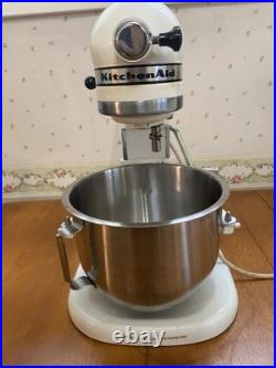 KitchenAid Hobart Model K5-A Mixer with Bowl, Meat Grinder, Attachments, Cover