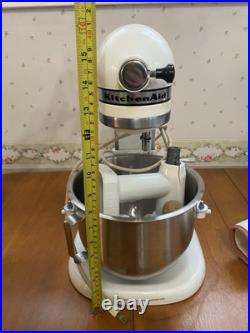 KitchenAid Hobart Model K5-A Mixer with Bowl, Meat Grinder, Attachments, Cover