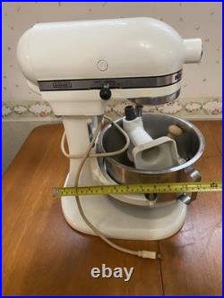 KitchenAid Hobart Model K5-A Mixer with Bowl, Meat Grinder, Attachments, Cover