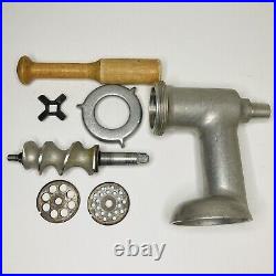 KitchenAid Original Vintage Metal Meat Grinder Attachment 1970's 2 Plates