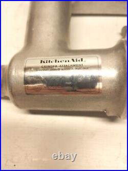KitchenAid food grinder attachment model FG all metal Vintage Hobart