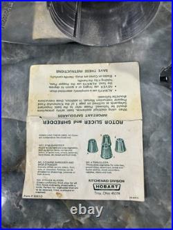 Kitchenaid Hobart Vintage Metal Vegetable Rotor Slicer Shredder S68242