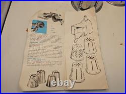 Kitchenaid Hobart Vintage Metal Vegetable Rotor Slicer Shredder S68242 Model VR