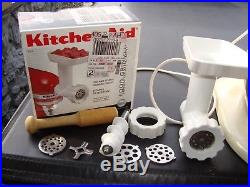 Kitchenaid hobart mixer with meat grinder & more must see