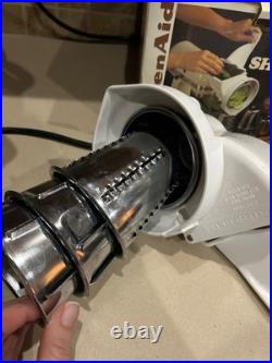 Kitchenaid stand mixer 5 quart. Vintage color & style. Vintage attachments