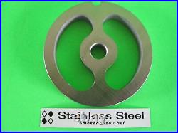 LEM Hobart Sausage Stuffer Meat Grinder Grinding Plate and Knife SET Size 12