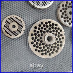 Lot of 20- Various Hobart & Etc Meat Grinder Plates & Knife Blades- New and Used