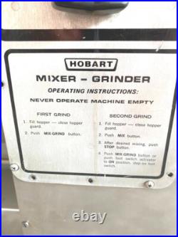Meat Mixer Grinder/Hobart 4346 Commercial Meat Mixer & Grinder