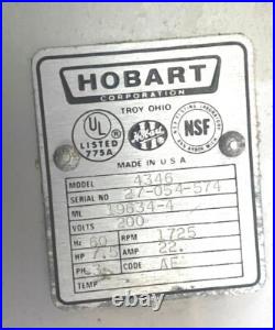 Meat Mixer Grinder/Hobart 4346 Commercial Meat Mixer & Grinder