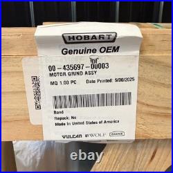 NEW Hobart Electric Motor Meat Grinder 00-435697-00003 Genuine 4246 4246s MG1532