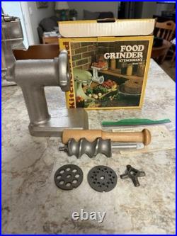 NOS Vintage KitchenAid Hobart All Metal Food Grinder Attachment