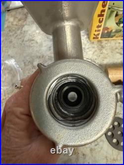 NOS Vintage KitchenAid Hobart All Metal Food Grinder Attachment