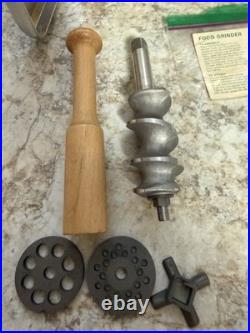 NOS Vintage KitchenAid Hobart All Metal Food Grinder Attachment