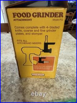 NOS Vintage KitchenAid Hobart All Metal Food Grinder Attachment