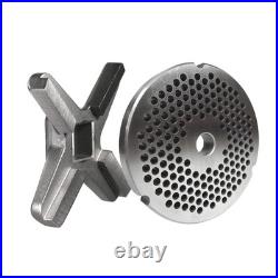 National Band Saw #32 Meat Grinder Plate and Knife Set Compatible with Hoba National Band Saw #32 Meat Grinder Plate and Knife Set Compatible with Hoba