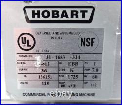 New 2025 Hobart 4812 Countertop Meat Chopper/Grinder 1/2HP, 120v Watch Video
