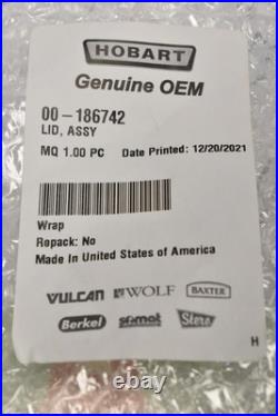 New Genuine Hobart (OEM) 4246 Meat Grinder Lid Assembly PN 00-186742