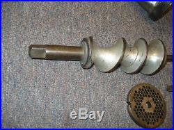 OEM Hobart older style #12 meat grinder with the wider mouth, with pan