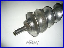 Older Style Hobart funnel style meat grinder head Assembly. Good clean condition