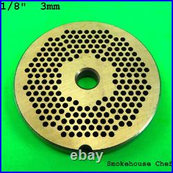 PICK TWO #22 Meat Grinder Plate Disc for Hobart Cabelas LEM Pro Cut Weston