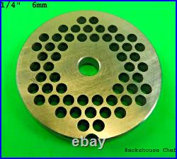 PICK TWO #22 Meat Grinder Plate Disc for Hobart Cabelas LEM Pro Cut Weston