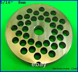 PICK TWO #22 Meat Grinder Plate Disc for Hobart Cabelas LEM Pro Cut Weston