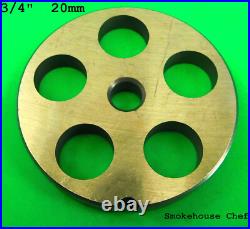 PICK TWO #22 Meat Grinder Plate Disc for Hobart Cabelas LEM Pro Cut Weston