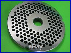 PICK YOUR SIZE #42 Meat grinder plate disc Cabelas Hobart Biro Weston STAINLESS