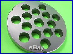 PICK YOUR SIZE #42 Meat grinder plate disc Cabelas Hobart Biro Weston STAINLESS