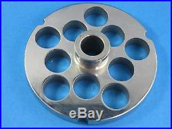 PICK YOUR SIZE #52 S/Steel Meat Grinder Plate with HUB Hobart 4152 4552 4752 4352