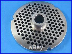 PICK YOUR SIZE #52 S/Steel Meat Grinder Plate with HUB Hobart Biro Berkel & others