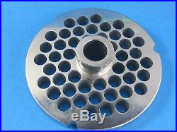 PICK YOUR SIZE #52 S/Steel Meat Grinder Plate with HUB Hobart Biro Berkel & others