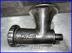 Rare Genuine VTG Hobart Short Shaft Size 32 Meat Grinder Head. Bowl & Cylinder