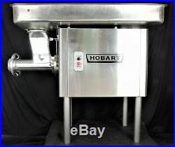 Refurbished Hobart 4146 3 Ph 200v Commercial Stainless Steel 5 HP Meat Grinder