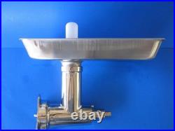 STAINLESS Meat Grinder PLUS FREE Horn FITS General Globe Buffalo Chopper Hobart