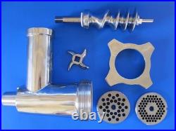 STAINLESS Meat Grinder PLUS FREE Horn FITS Hobart a200 c100 d300 d400 h600 84184