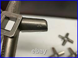 Set of 5 Stainless Steel Knives Blades #32 For Meat Grinders Hobart Biro Berkel