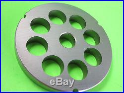 Size #42 x 1 Meat Grinder disc plate for Hobart 4542 Cabelas Stainless Steel