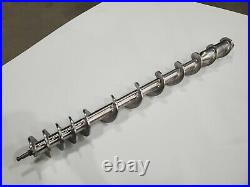 Stainless Steel Hobart MG2032 meat grinder auger feed screw 00-913102-00383