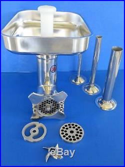 Stainless Steel Meat Grinder Attachment Hobart Univex Mixer