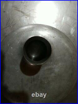 Stainless Steel Round Feed Pan for #12 Meat Grinders