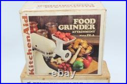 TWO SETS Vintage KITCHEN AID Food/Meat Grinder, Fruit/Vegetable Strainer withBoxes