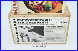 TWO SETS Vintage KITCHEN AID Food/Meat Grinder, Fruit/Vegetable Strainer withBoxes