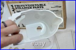 TWO SETS Vintage KITCHEN AID Food/Meat Grinder, Fruit/Vegetable Strainer withBoxes
