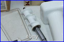 TWO SETS Vintage KITCHEN AID Food/Meat Grinder, Fruit/Vegetable Strainer withBoxes